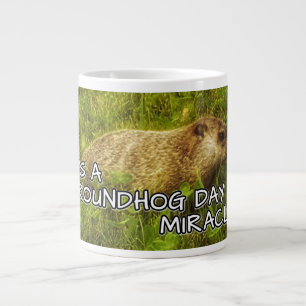Café Grande É um milagre do dia de groundhog! caneca