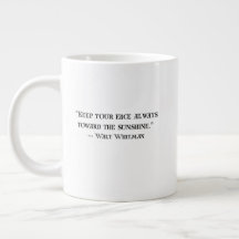 Em direção à Luz do Sol — Caneca de Positividade W