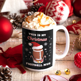 Café Grande Esta É Minha Caneca De Futebol De Natal Com Lanche