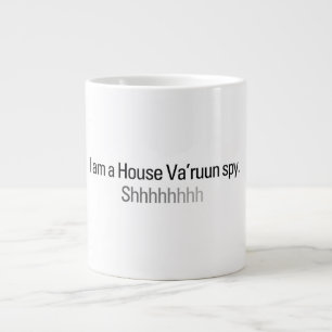 Café Grande Eu sou uma caneca de espiã Va'ruun