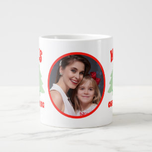 Café Grande Foto de Mãe personalizada para caneca de Natal