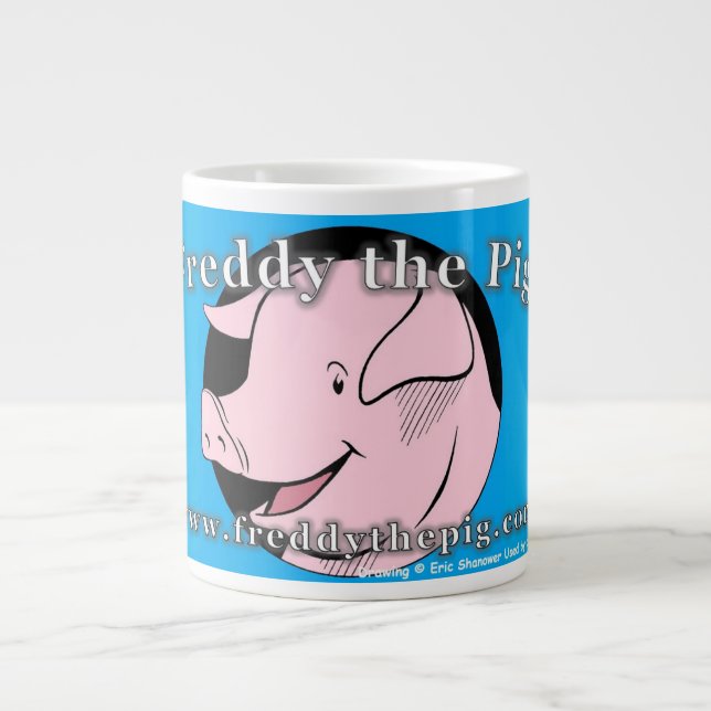 Café Grande Jumbo Freddy, a caneca de porco (Frente)