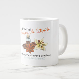 Café Grande Lúpulo de extratos, caneca engraçada para padeiro