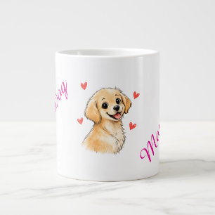Café Grande Melhor Caneca de Mãe de Cachorro de Todos os Tempo