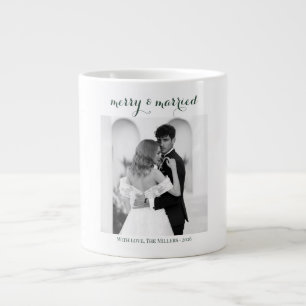 Café Grande Natal Feliz & Casados - Caneca Personalizada de Na