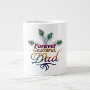 Café Grande Para Sempre Grato, Papai - Design de Caneca Jumbo