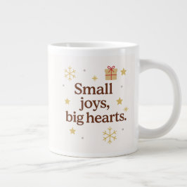 Café Grande Pequenas Alegrias, Grandes Corações | Caneca de Na