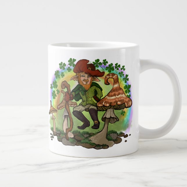 Café Grande Sorte estar com Yee! Caneca de Leprechaun (Direita)