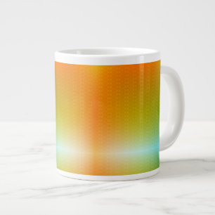 Café Grande Uma caneca com um design de gradiente colorido