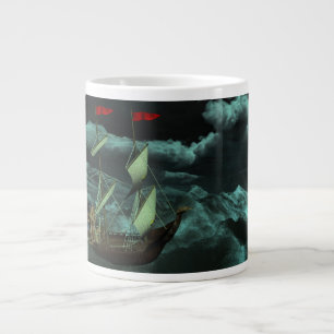 Café Grande Uma caneca de especialidade marinha selvagem e tem