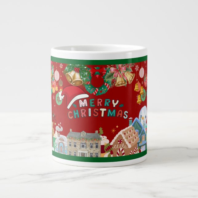 Café Grande Uma caneca de Natal (Frente)