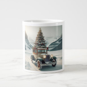 Café Grande Uma caneca especialidade árvore de Natal de carro 