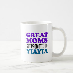 Café Grandes mães promovidas à caneca de YiaYia