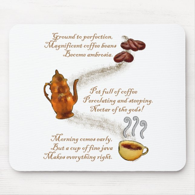 Café Haiku Mousepad (Frente)