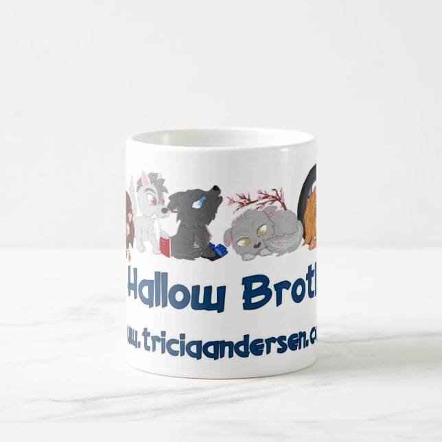 Café Hallow a caneca de Chibis dos irmãos (Centro)