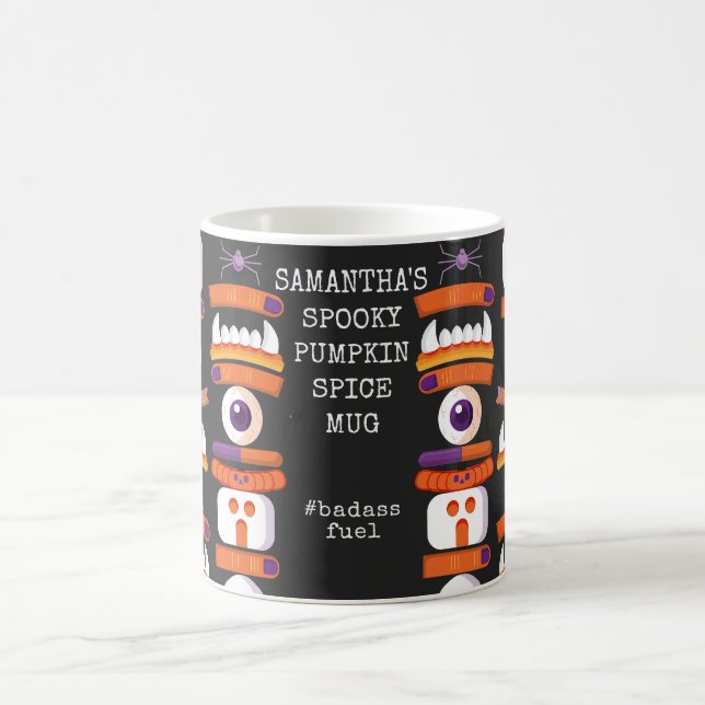 Café Halloween Smore Melhor Amiga Combinando Caneca de  (Centro)