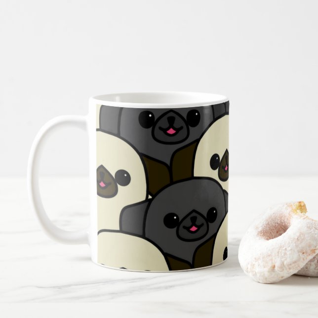Café Hank & caneca de Polly (Com Donut)