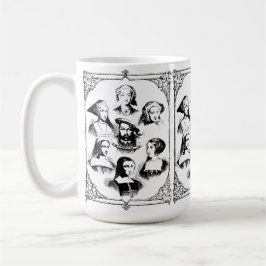 Café Henry VIII e sua caneca de seis esposas