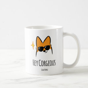 Café Hey caneca de Corgeous