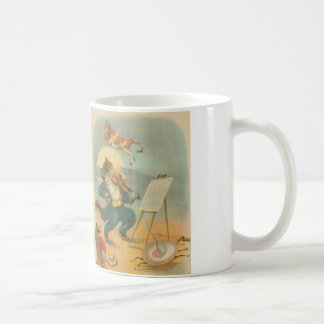 Café Hey Diddle Diddle a caneca da rima de berçário