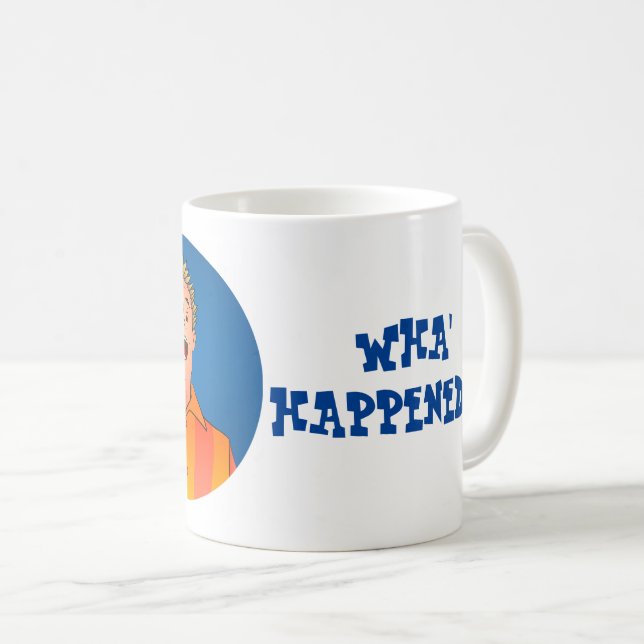 Café Hey! Wha aconteceu?! Caneca de Fred Willard (Frente Esquerda)