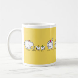 Café HIPPO BIRDIE 2 caneca EWE de Sandra Boynton