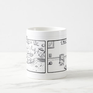 Café História da caneca cómica da "imaginação" de P