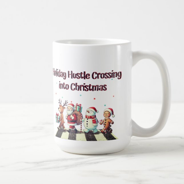 Café Holiday Hustle atravessa a caneca de Natal (Direita)