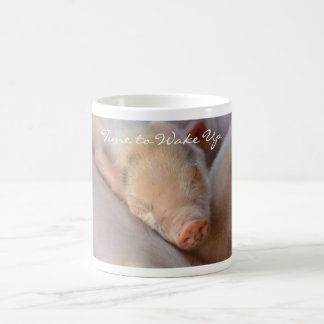 Café Hora de acordar a caneca