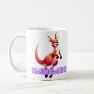 Café Humor australiano cortou caneca de canguru