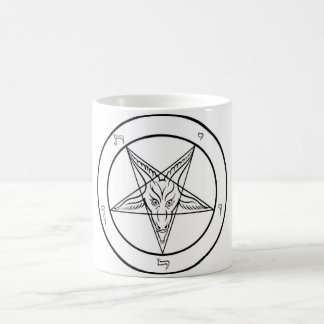 Café Igreja oficial da satã Sigil da caneca de Baphomet