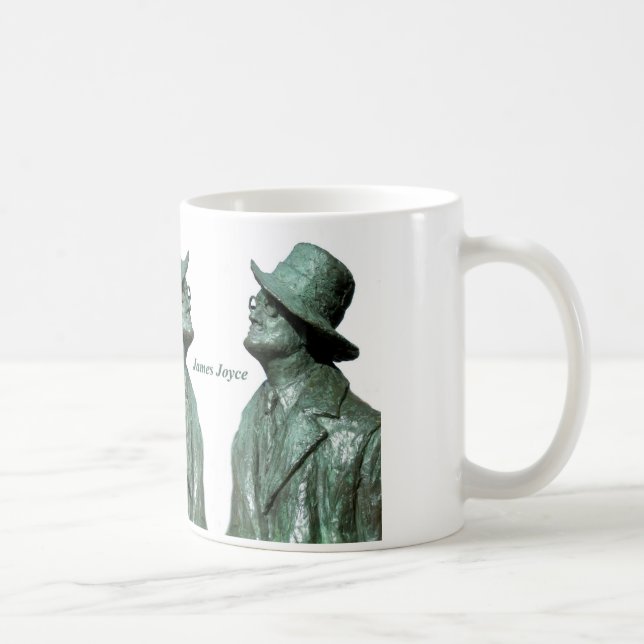 Café Imagem de James Joyce para caneca (Direita)