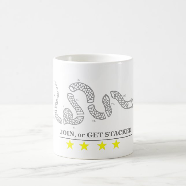 Café Ingressar Ou Obter Caneca de viagem Empilhada (Centro)