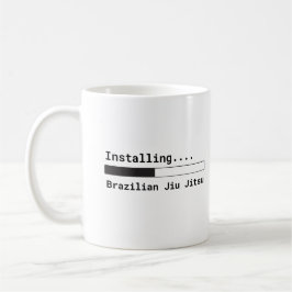 Café "Instalando brasileiro caneca de Jiu Jitsu"