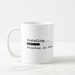 Café "Instalando brasileiro caneca de Jiu Jitsu"