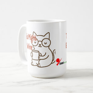 Café Isso Pode Ser Vinho – Caneca de Gato Edição