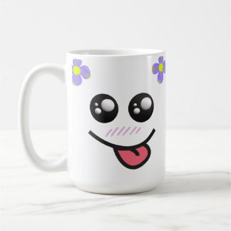 Café Isto é uma linda caneca para uma menina de cachorr
