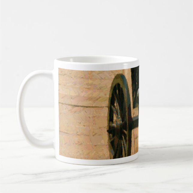 Café Iuka para a caneca do trabalho de arte do cobrir C (Esquerda)