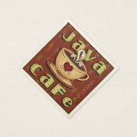 Café Java Café guardanapos de papel