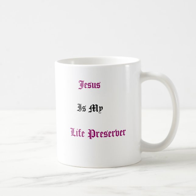 Café Jesus é minha caneca do conservante de vida (Direita)