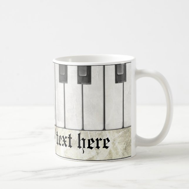 Café Jogador de piano ou caneca do professor (Direita)