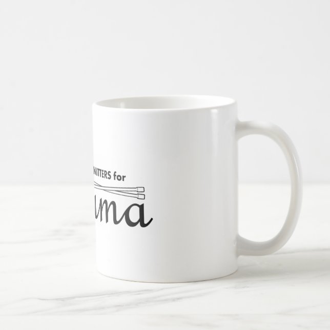 Café Knitters para a caneca #2 de Obama (Direita)