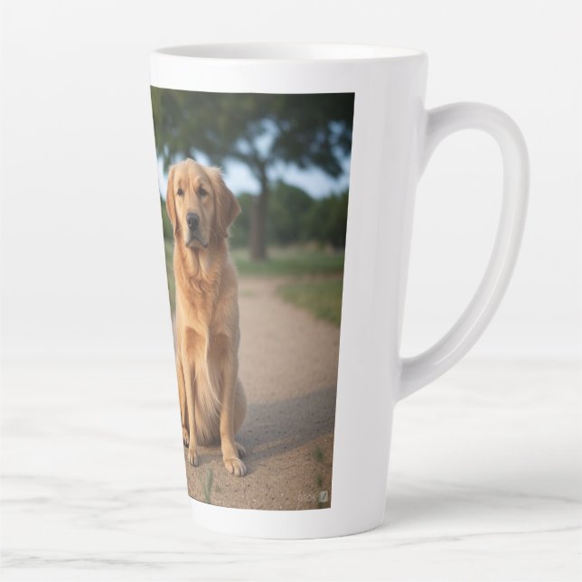 Café Latte A Caneca de Cachorro Rebelde (Direita)