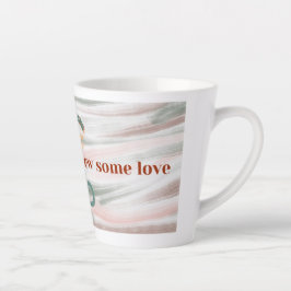 Café Latte "Acorde e Prepare um Pouco de Amor" Caneca de Latt