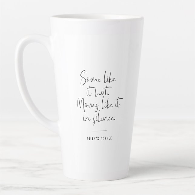 Café Latte Alguns gostam de caneca quente e engraçada para Mã (Esquerda)
