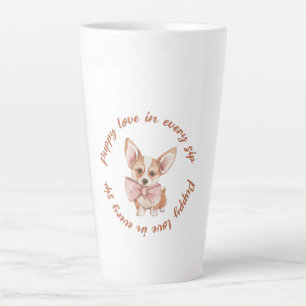 Café Latte Amor de Cachorrinho em Cada Golada Caneca para A