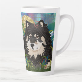 Café Latte BLISTAS DE LAPPY embrulhar em torno da caneca de d