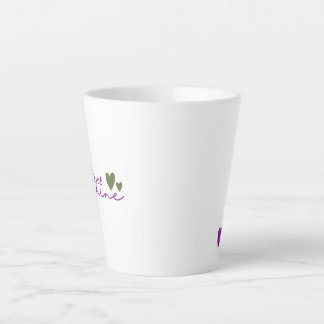 Café Latte Caneca Alma Cheia de Luz Solar
