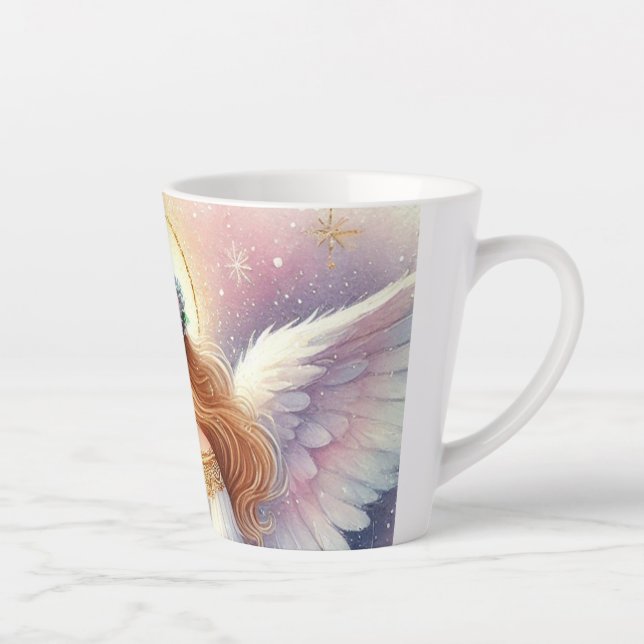 Café Latte Caneca Anjo de Natal (Direita)