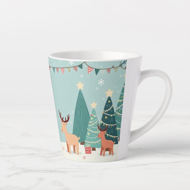 Café Latte Caneca comemorativa de Natal (Direita)